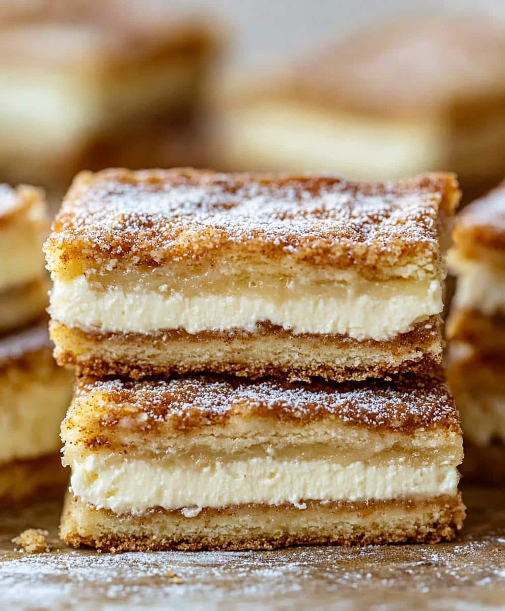 Churro Cheesecake Bars Recipe