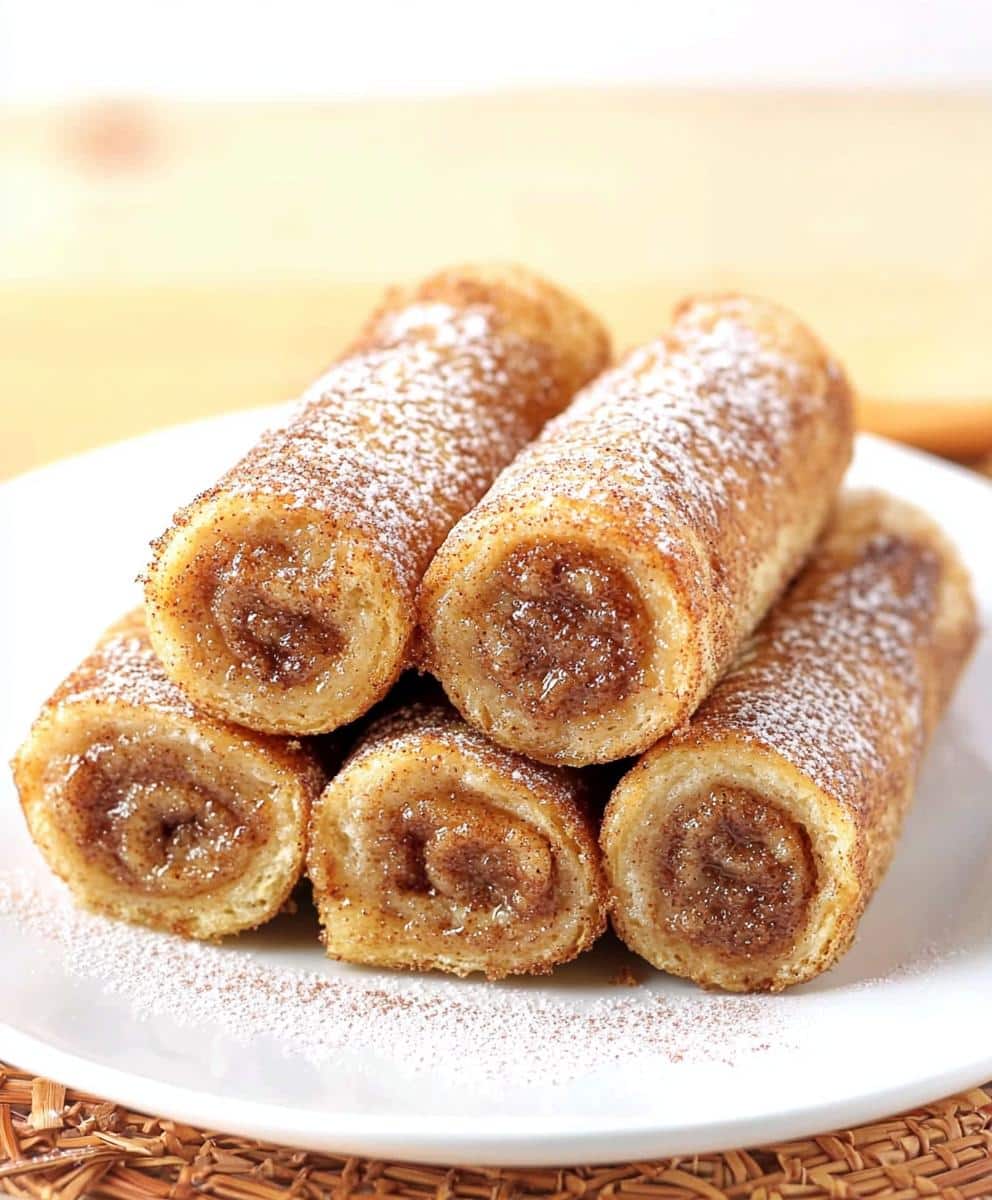 Cinnamon French Toast Roll Ups Recipe