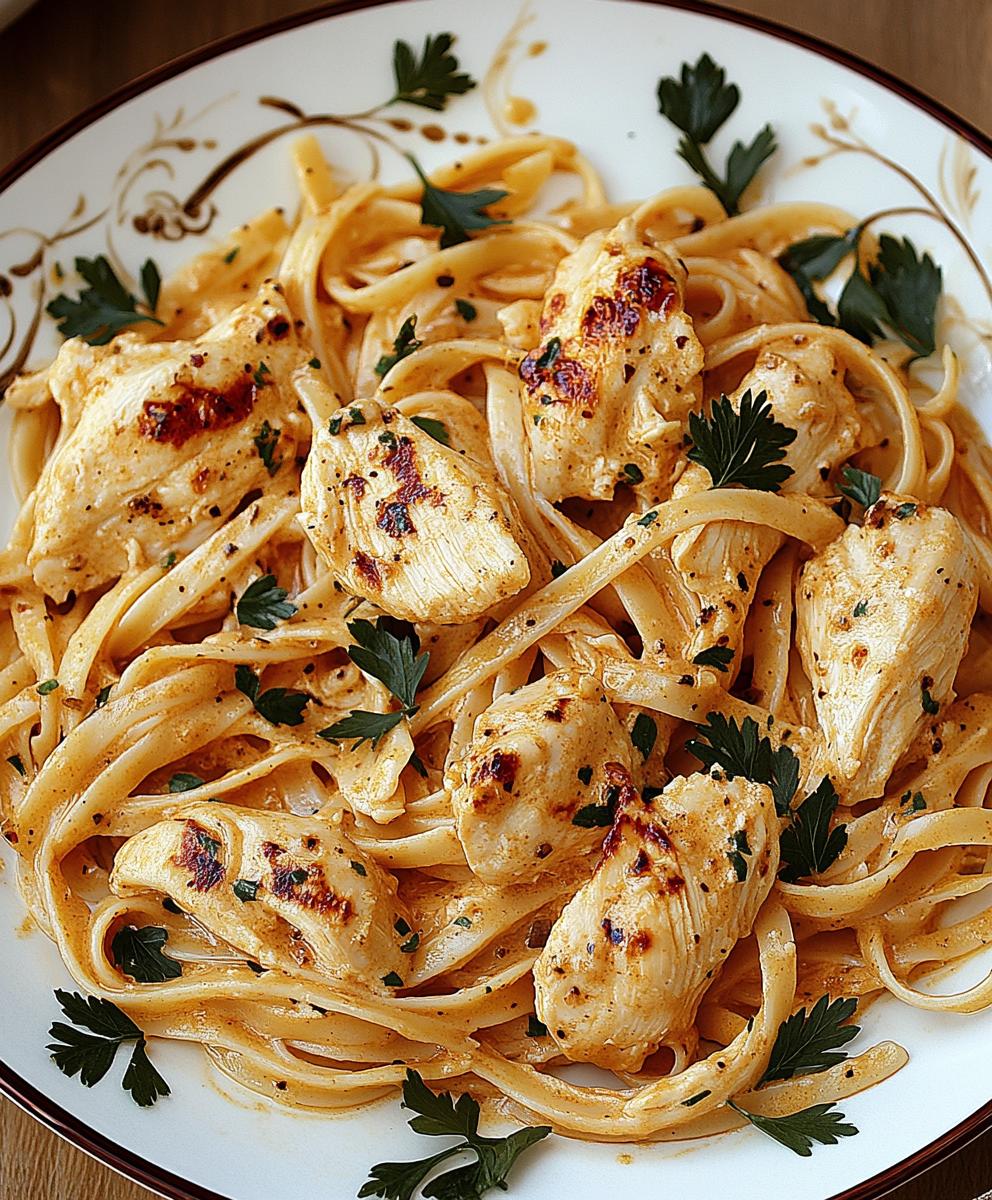 Cowboy Butter Chicken Linguine Recipe