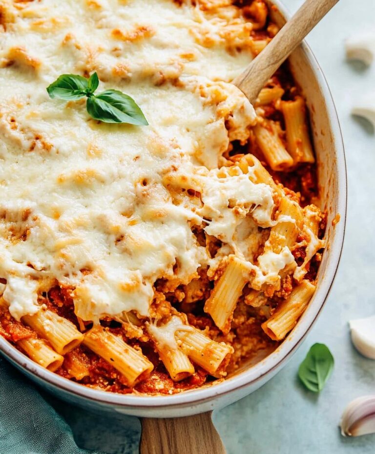 Creamy Baked Ziti Recipe