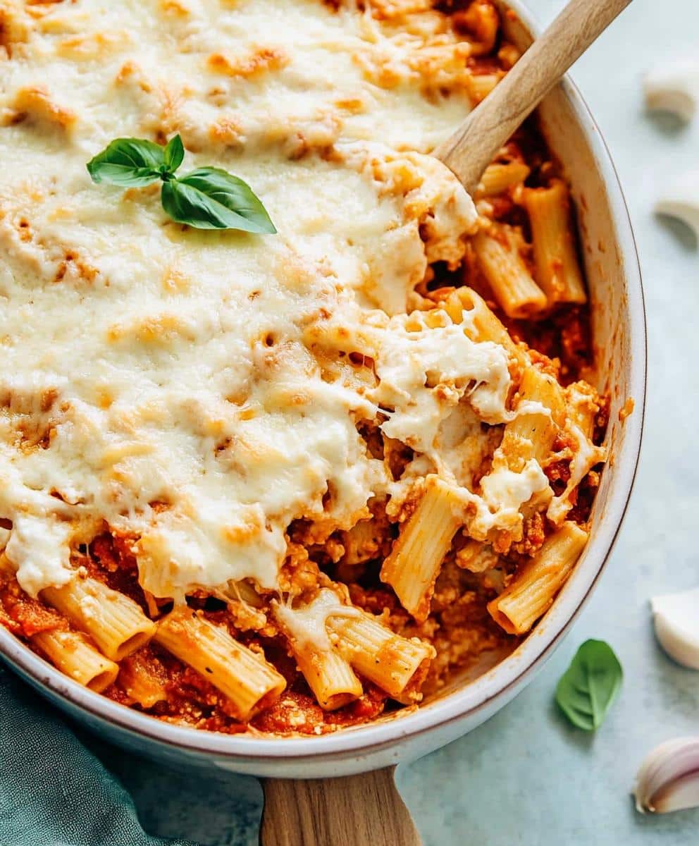 Creamy Baked Ziti Recipe