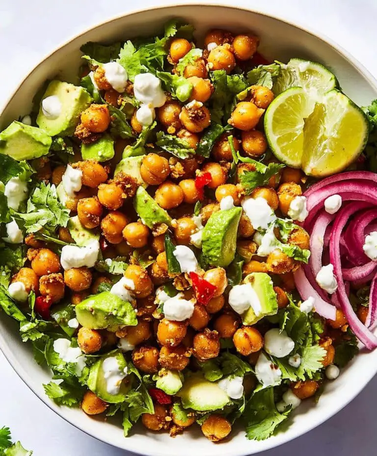 Crispy Chili-lime Chickpea Salad Recipe