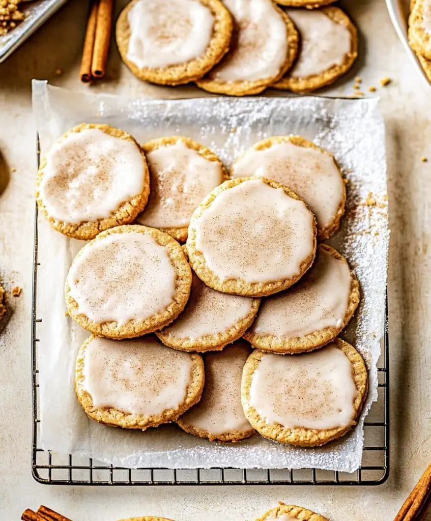 Frosted Brown Sugar Cinnamon Pop Tart Cookies Recipe