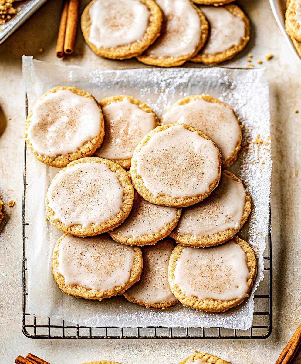 Frosted Brown Sugar Cinnamon Pop Tart Cookies Recipe