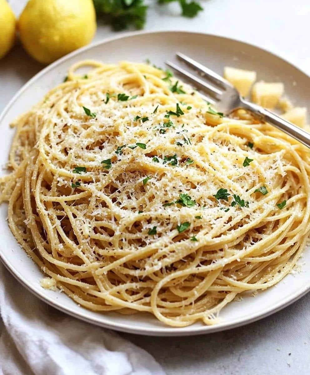 Garlic Parmesan Pasta Recipe