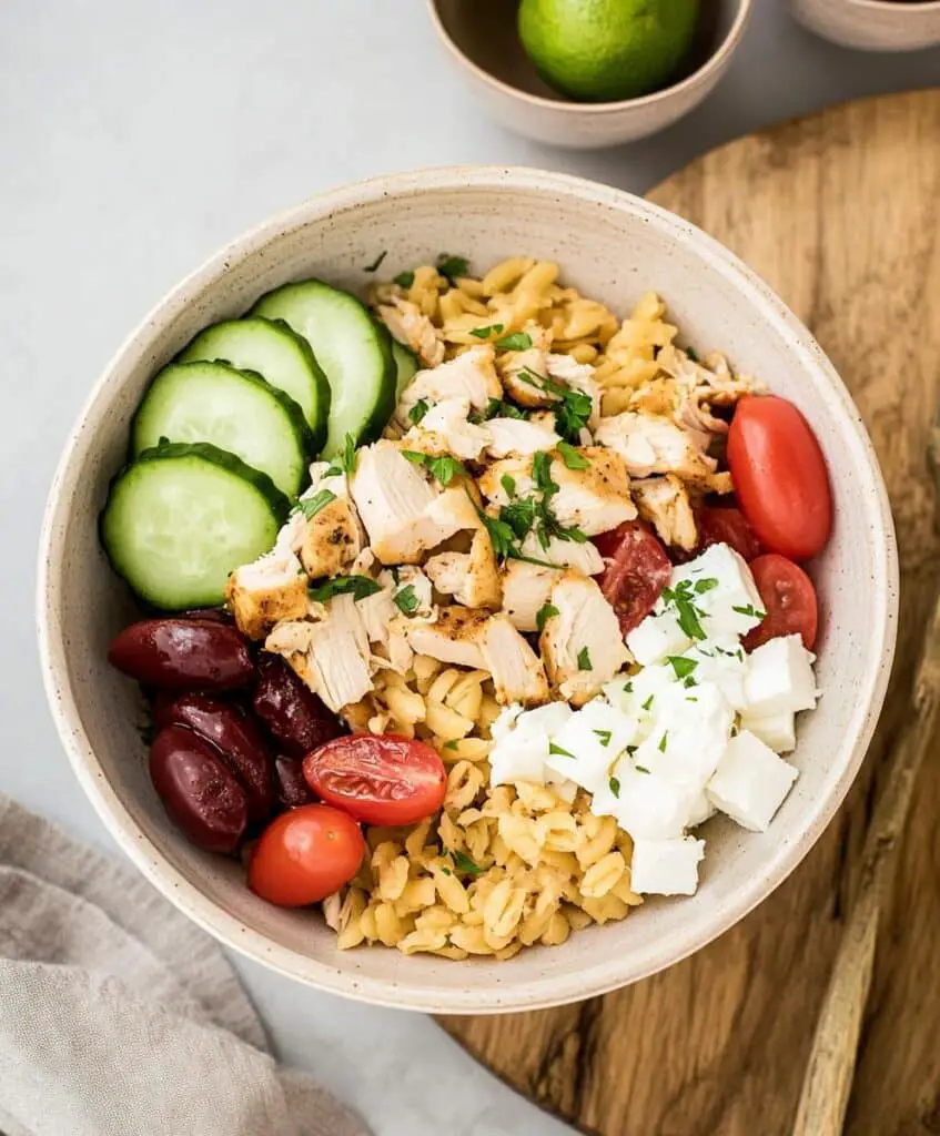 Greek Chicken Bowls Recipe