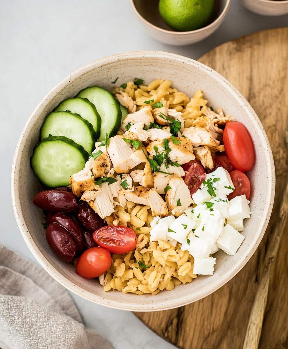 Greek Chicken Bowls Recipe