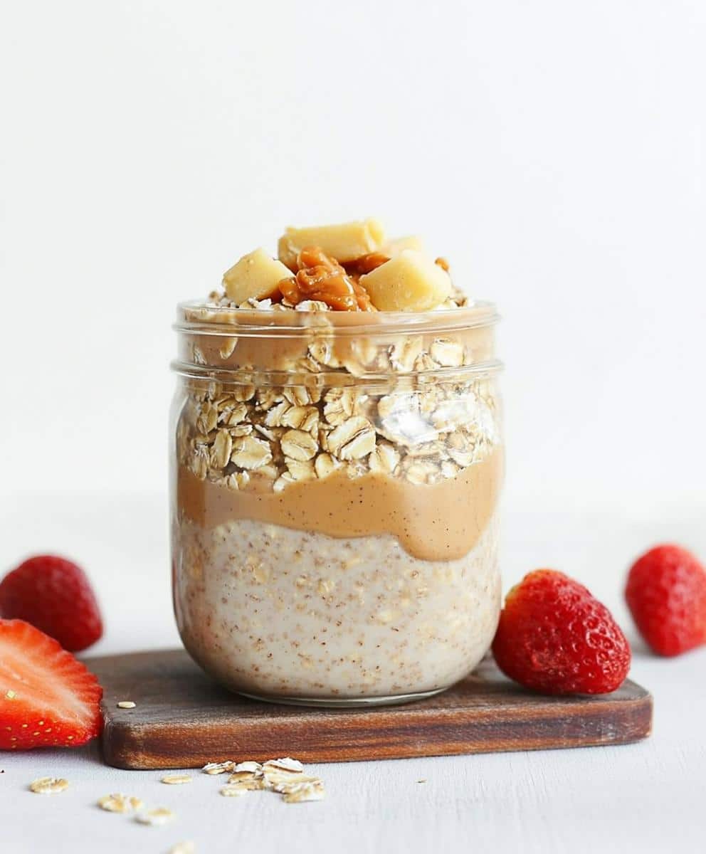 Peanut Butter Overnight Oats Recipe