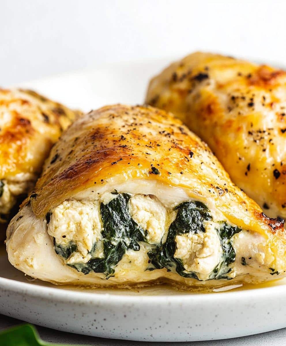 Spinach Stuffed Chicken Recipe