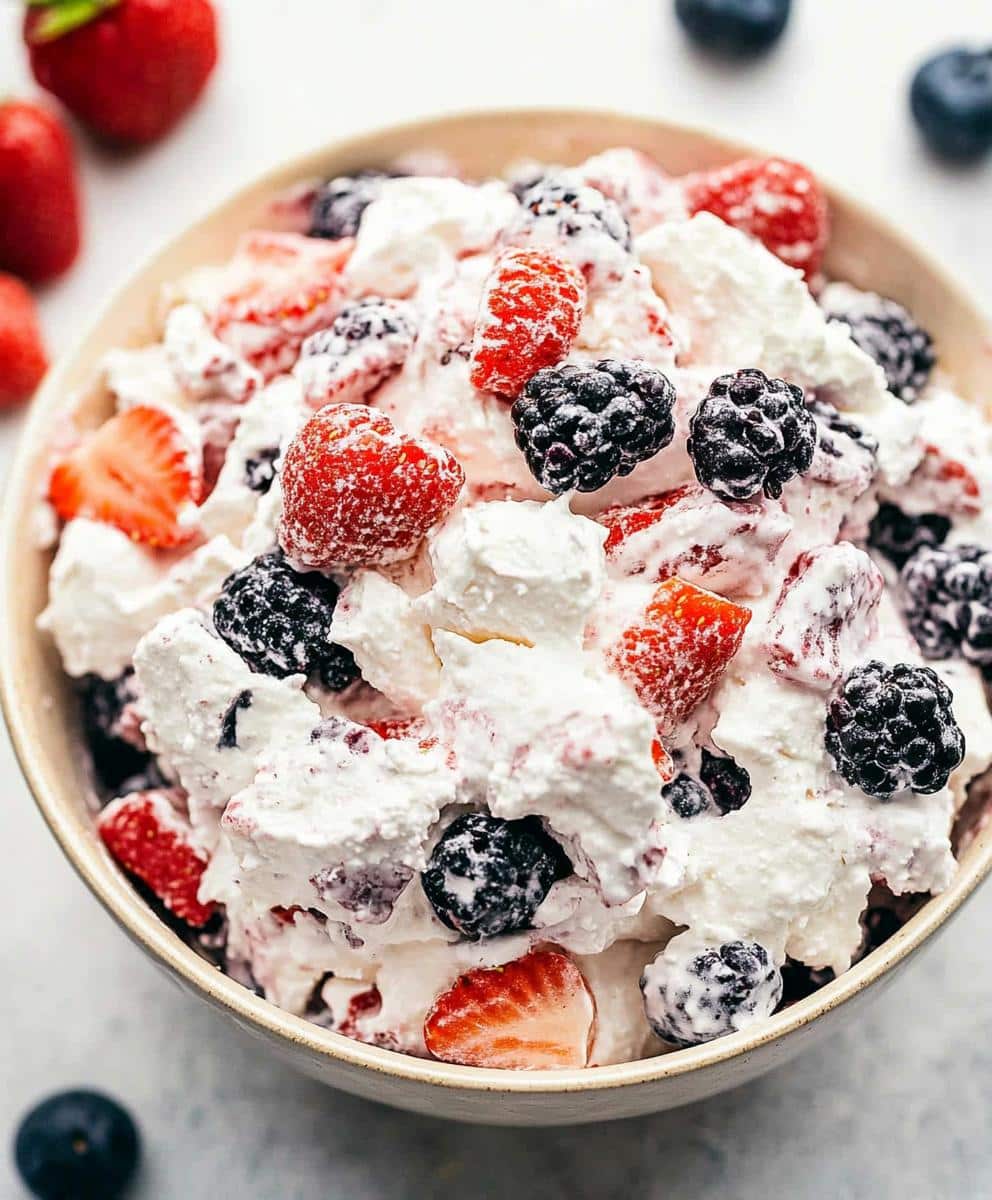 Very Berry Cheesecake Salad Recipe